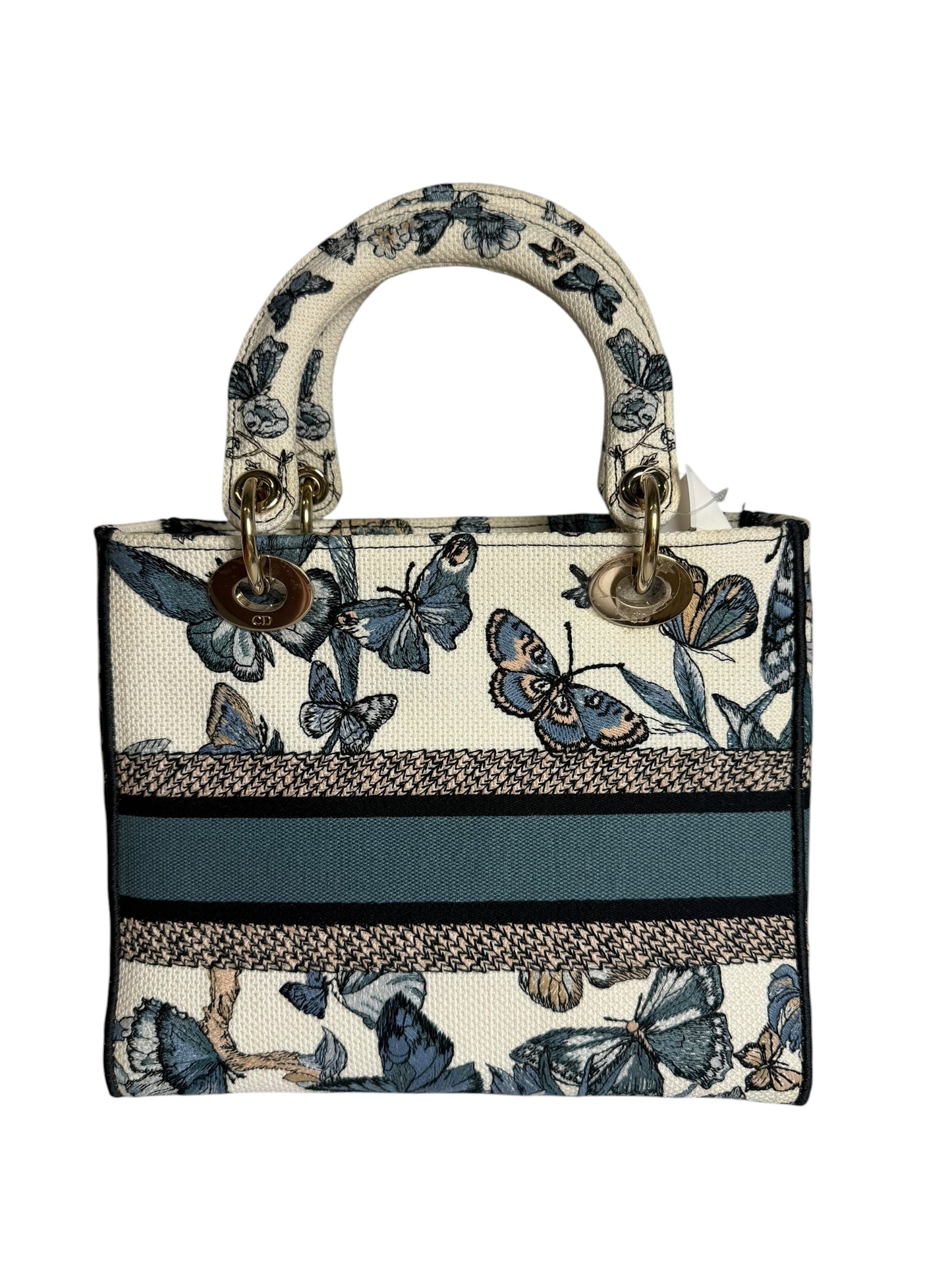 Christian Dior Butterfly Blue Canvas Lady
