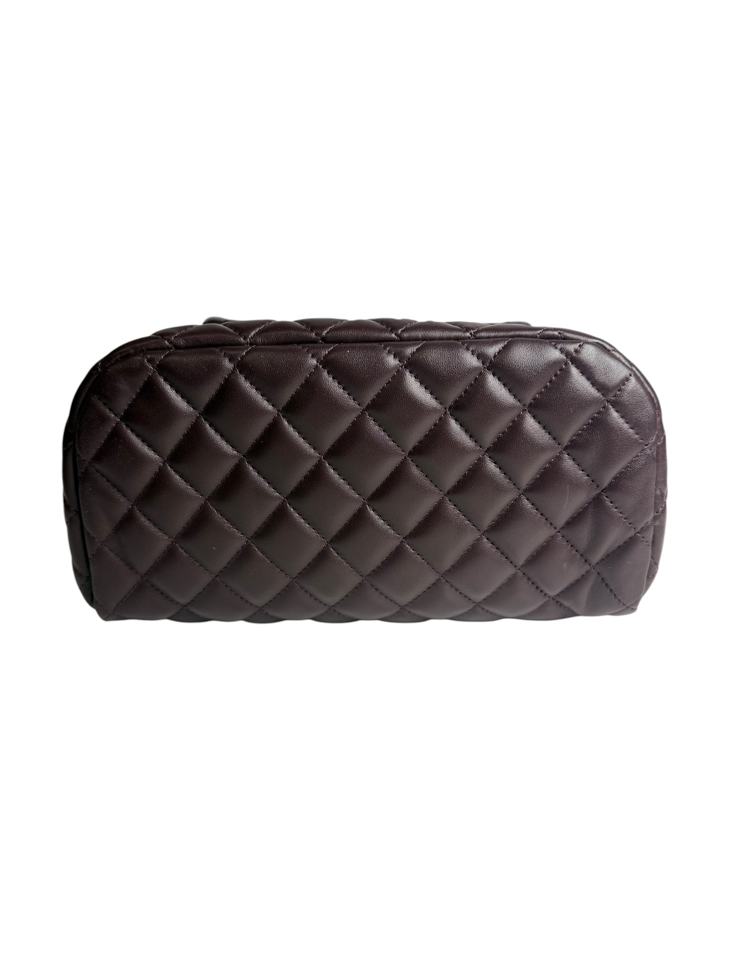 Chanel Vintage Quilted Backpack Purple T8623