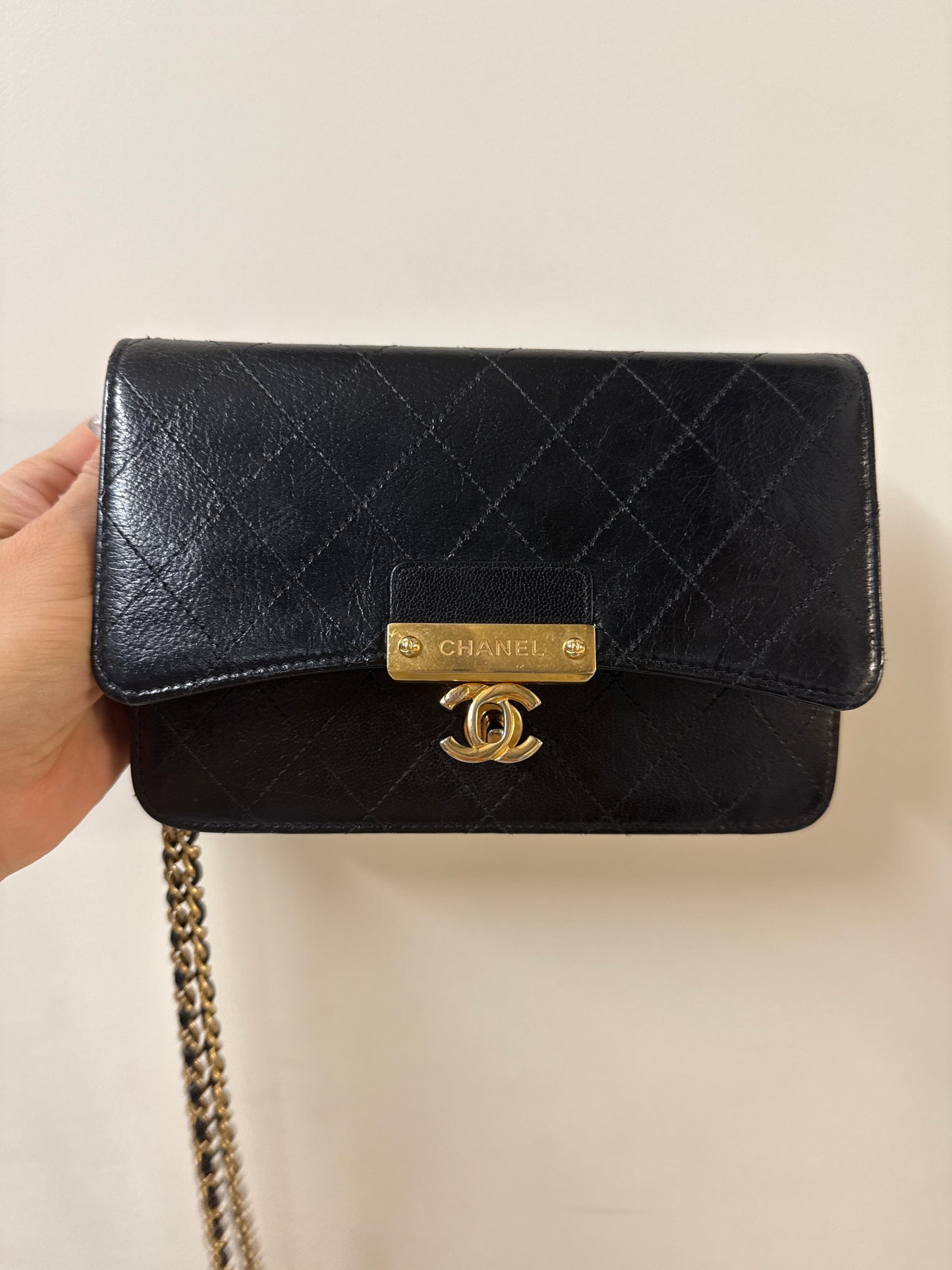 Chanel Woc black gold fashion 2650 series