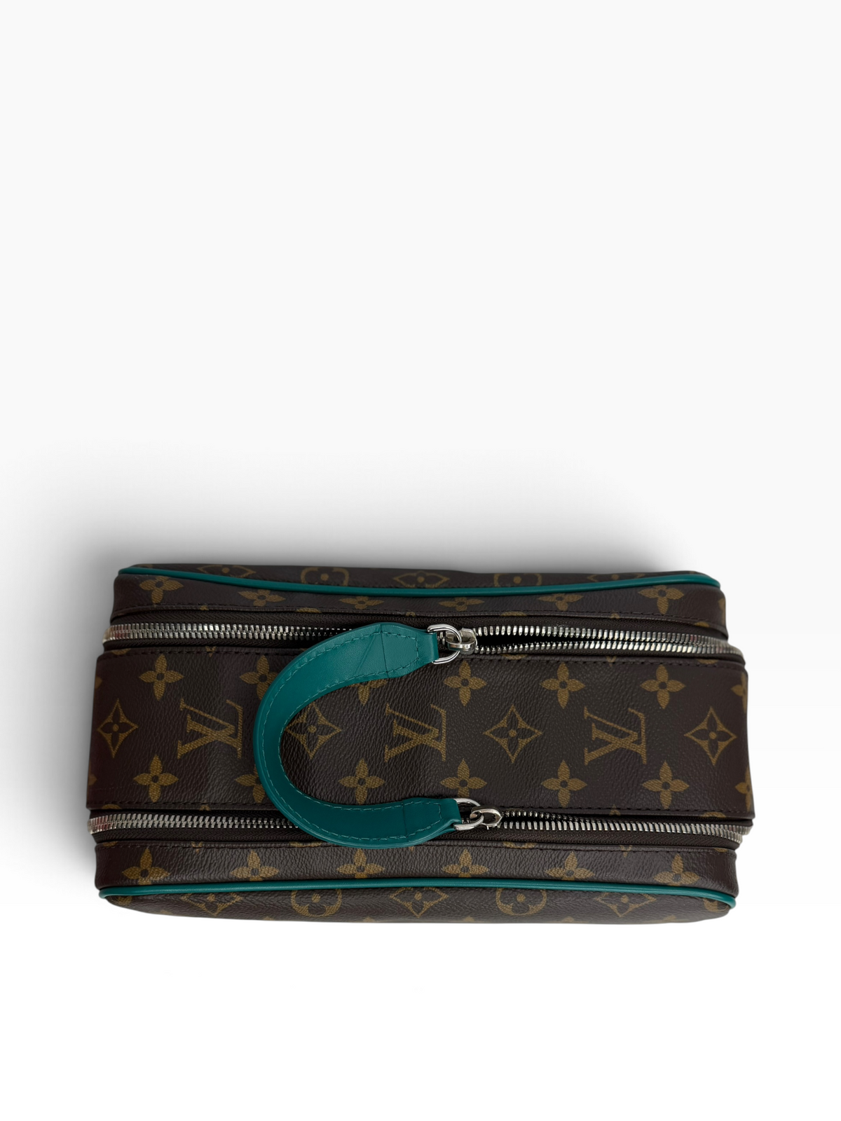 Louis Vuitton green monogram Cosmetic T8862
