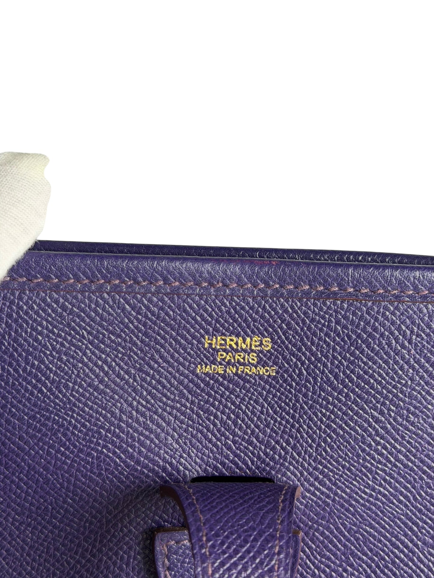 Hermès Evelyne III GM Bag Purple T8615