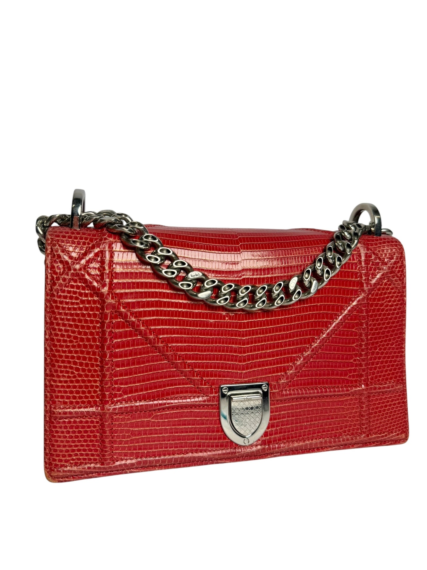 Christian Dior Diorama Red Lizard Small SHW