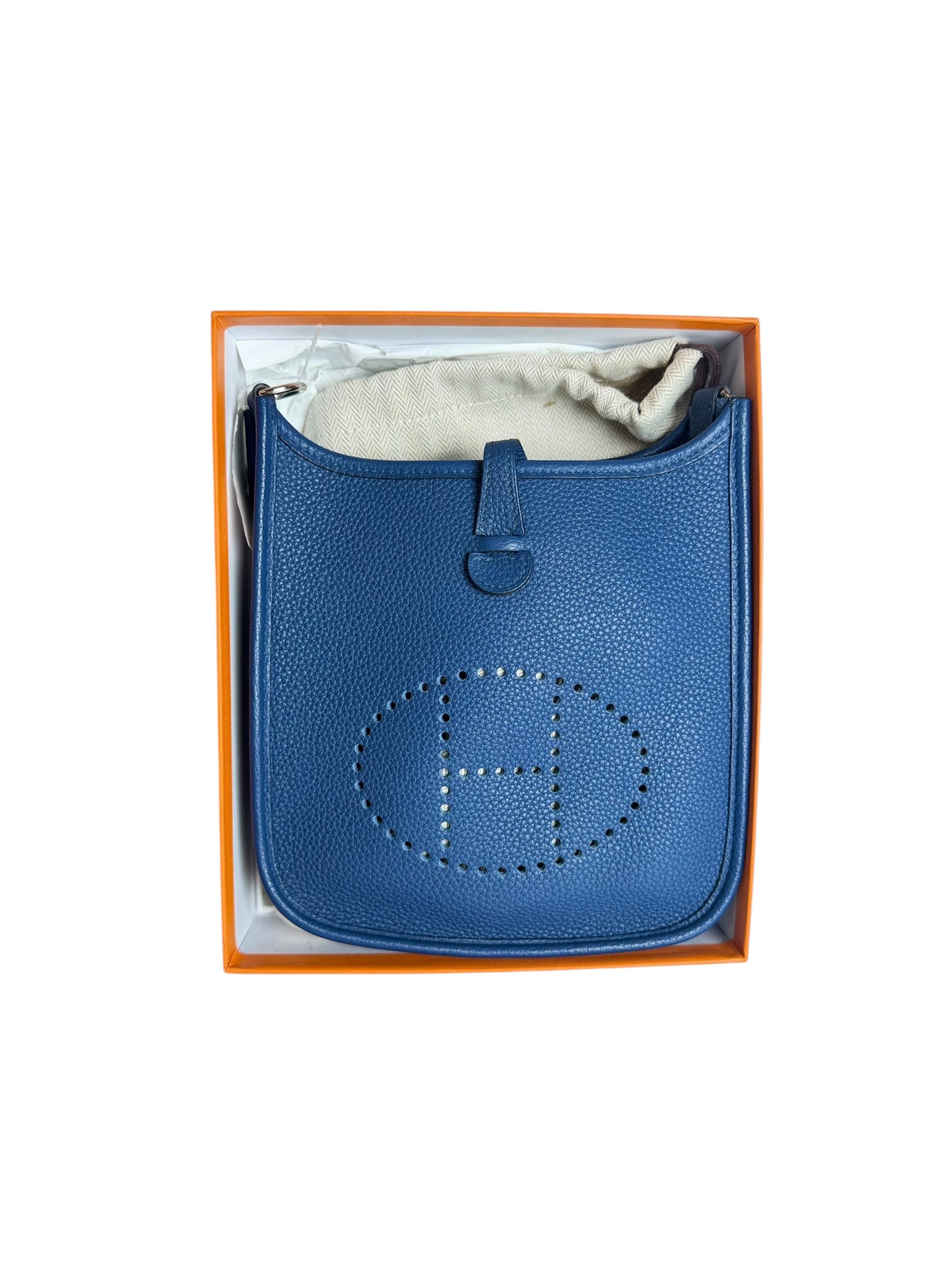 Hermès Evelyne III PM Bag Blue T8613