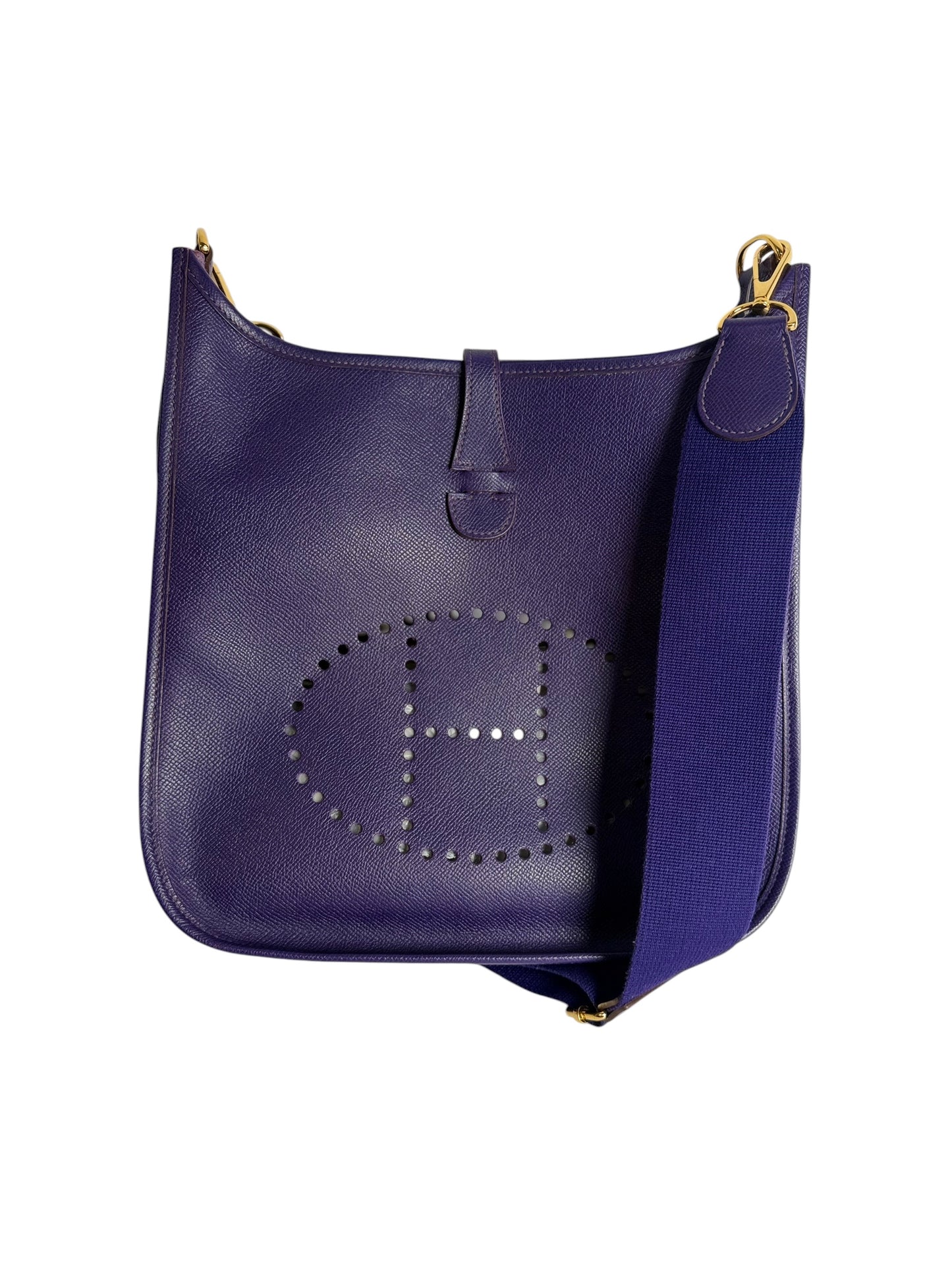 Hermès Evelyne III GM Bag Purple T8615
