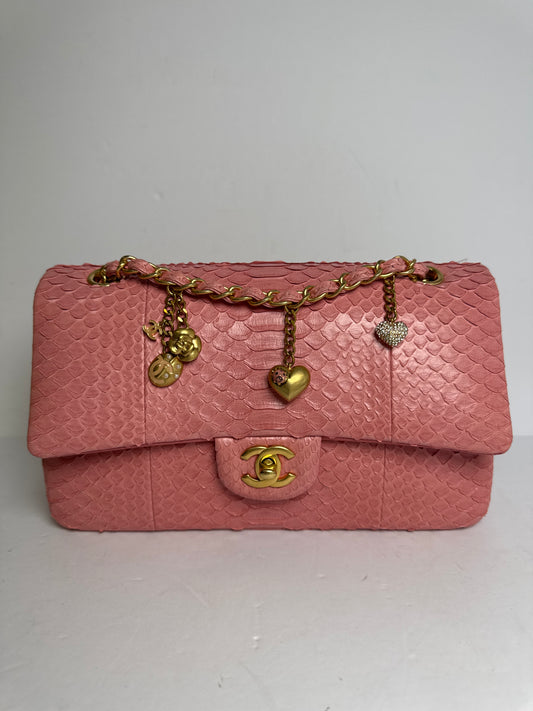 Chanel Python Ladybug Flap