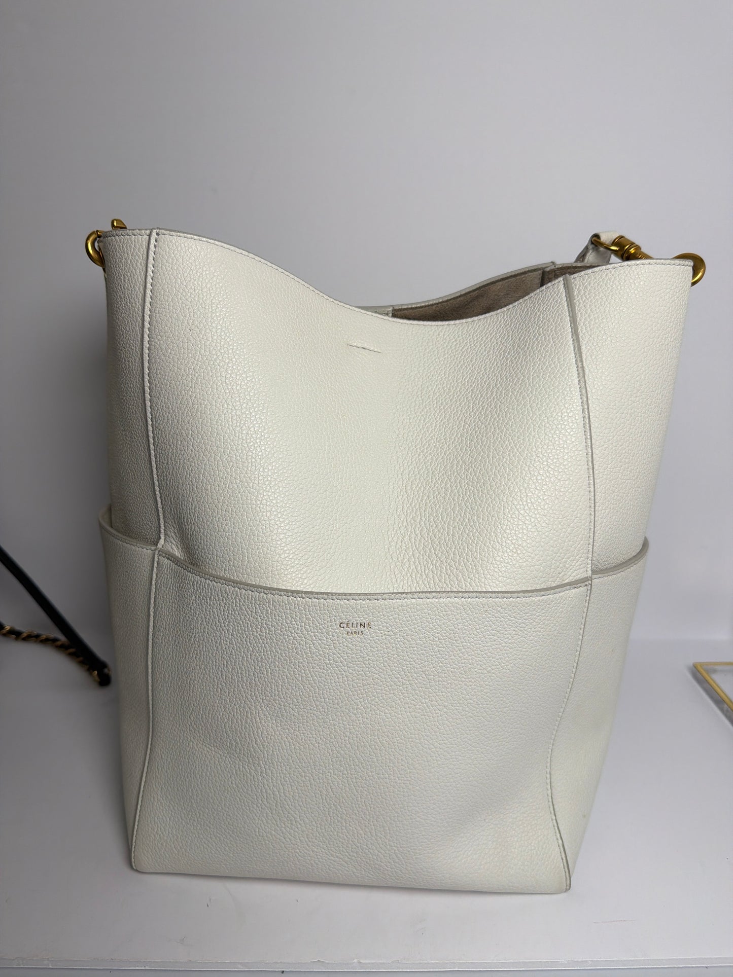Celine grey large bucket