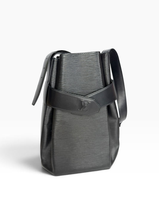 Louis Vuitton Black Epi Bucket T8972