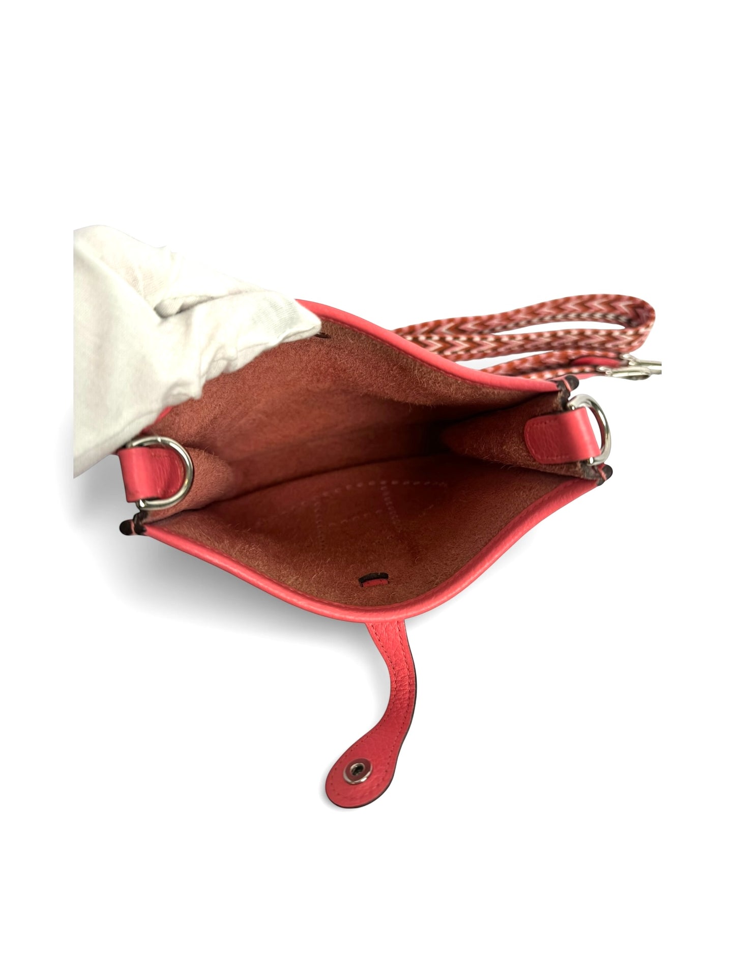 Hermes Evelyn Pink TPM Clemence Leather