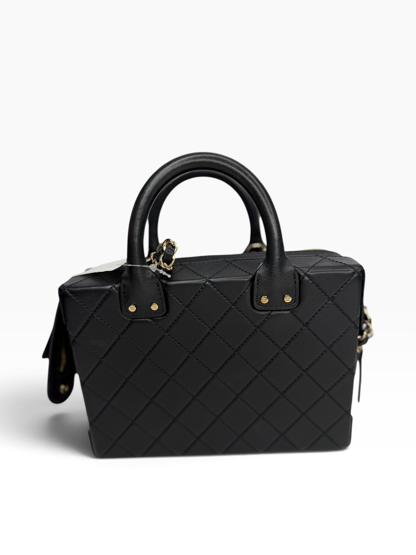 Chanel Black Square Vanity Crossbody T8883