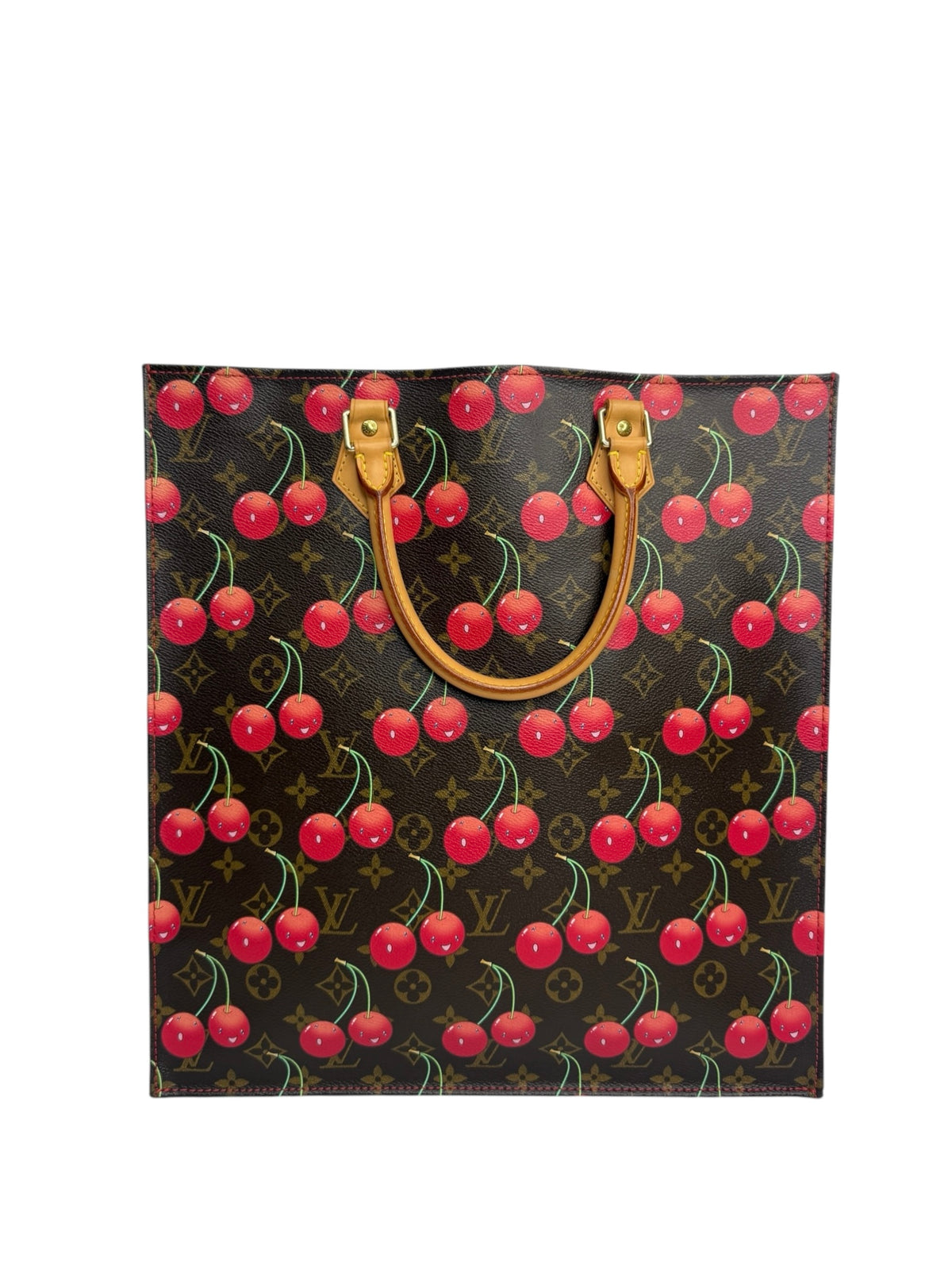 Louis Vuitton Cerises Cherry Monogram Sac Plat T8959