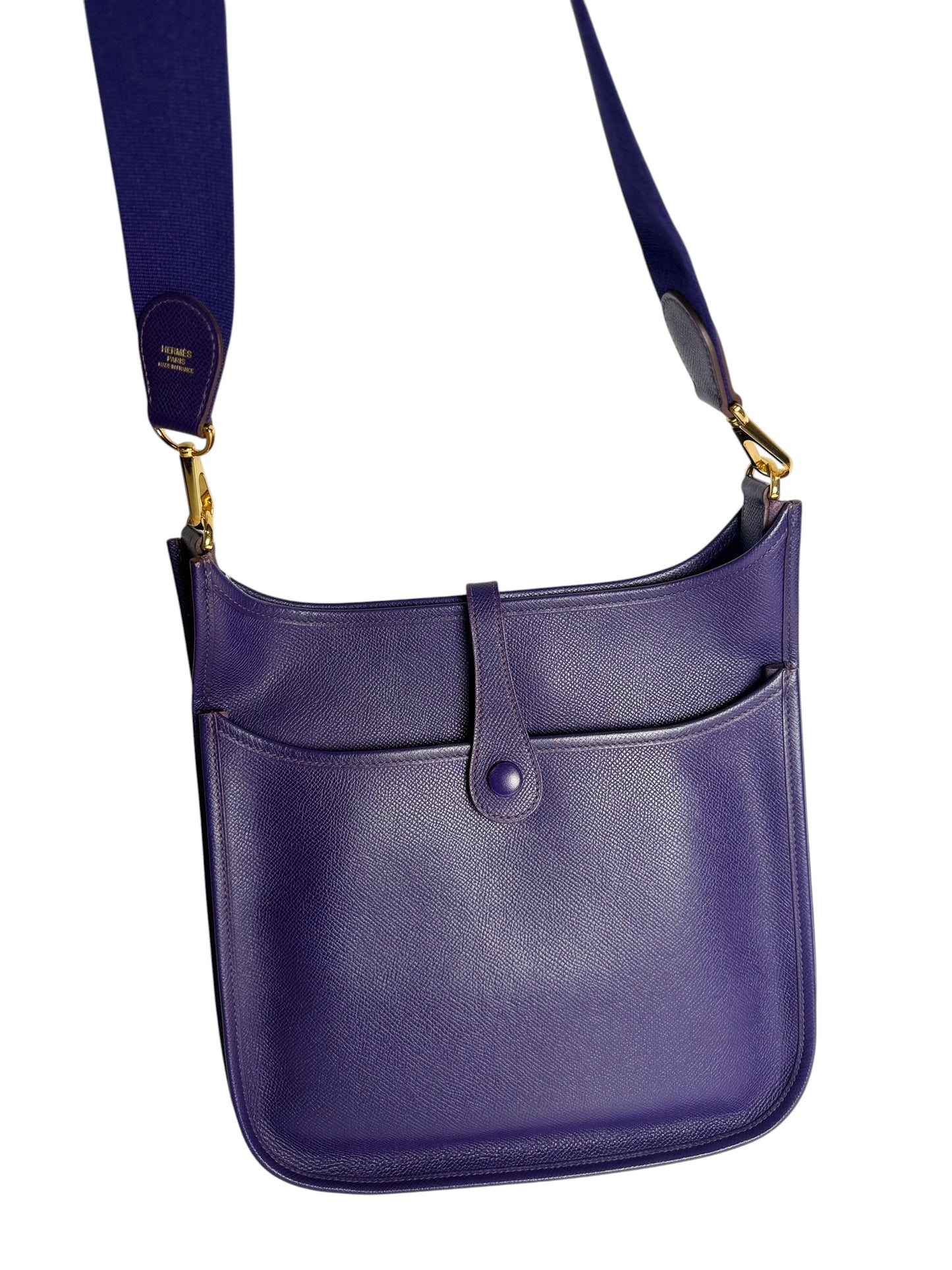 Hermès Evelyne III GM Bag Purple T8615