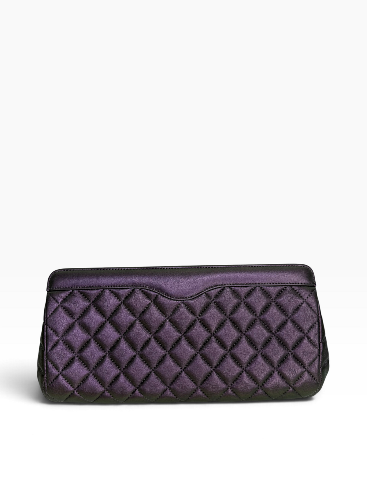 Chanel Iridescent Purple Clutch T8848