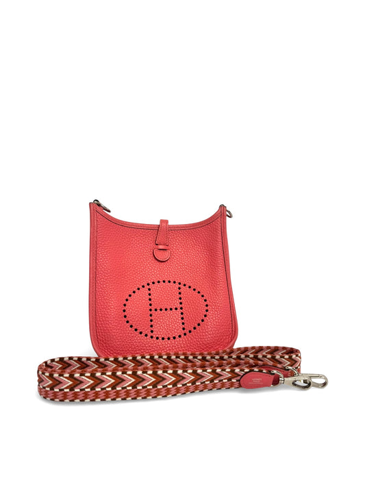 Hermes Evelyn Pink TPM Clemence Leather