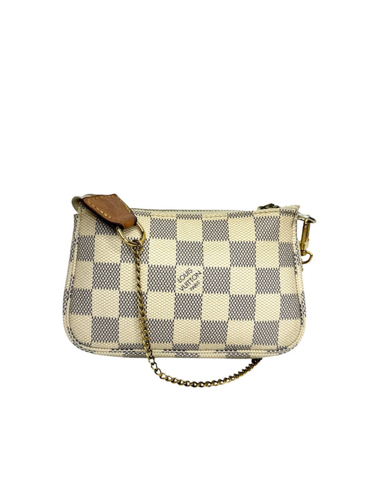 Louis Vuitton Damier Azur Mini Pochette Accessoires T8989