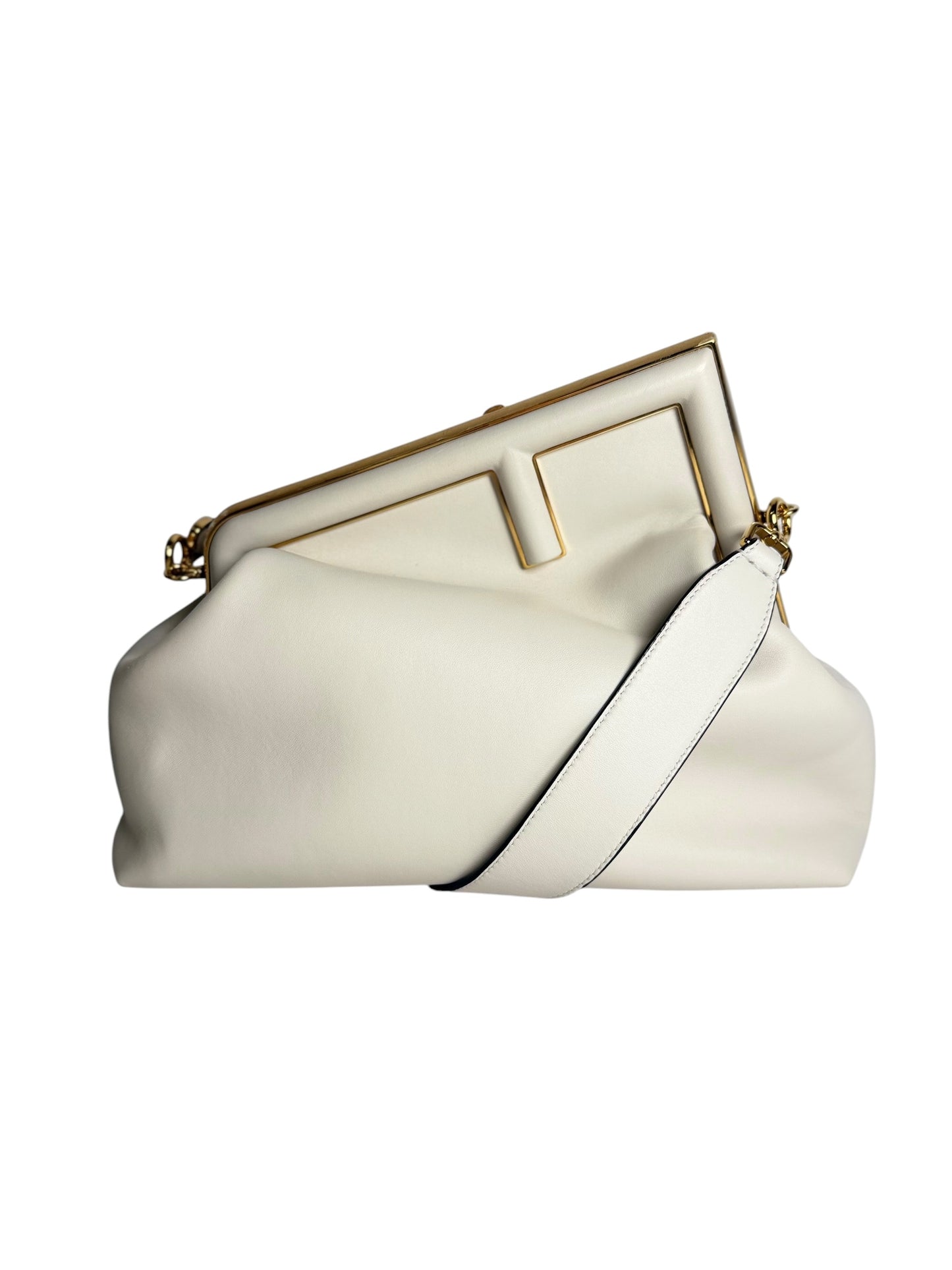Fendi First Bag White T8616