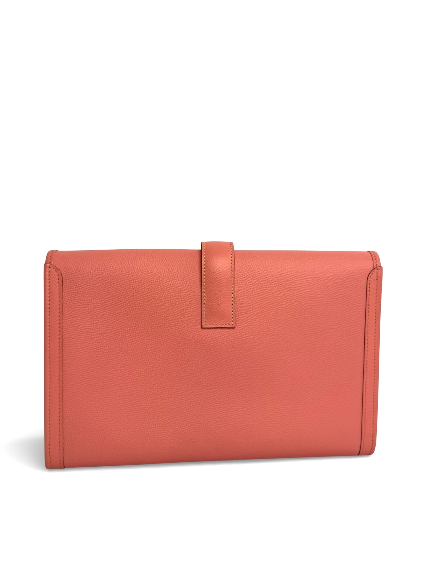Hermes Pink Jige Clutch