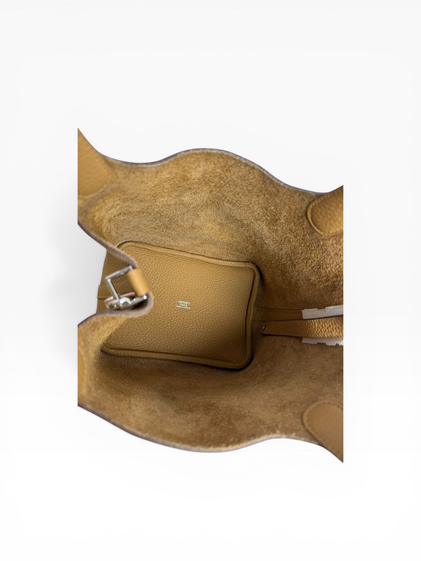 Hermes Picotin 18 Biscuit GHW