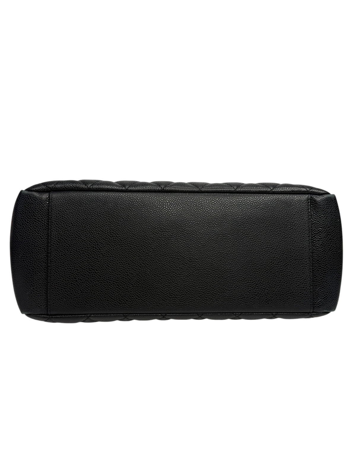Chanel Black Caviar Grand Shopping Tote SHW T9011