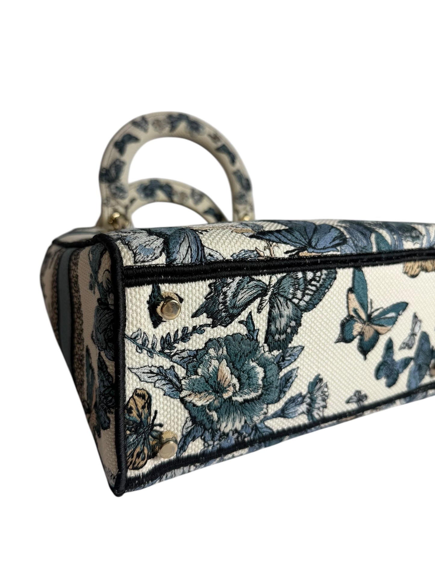 Christian Dior Butterfly Blue Canvas Lady