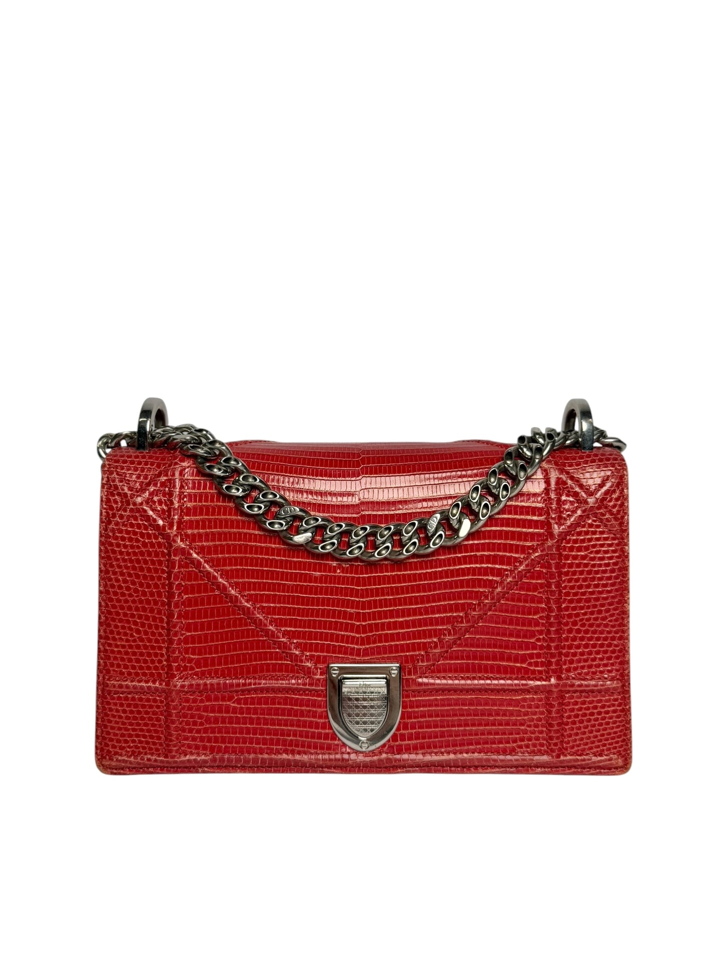Christian Dior Diorama Red Lizard Small SHW
