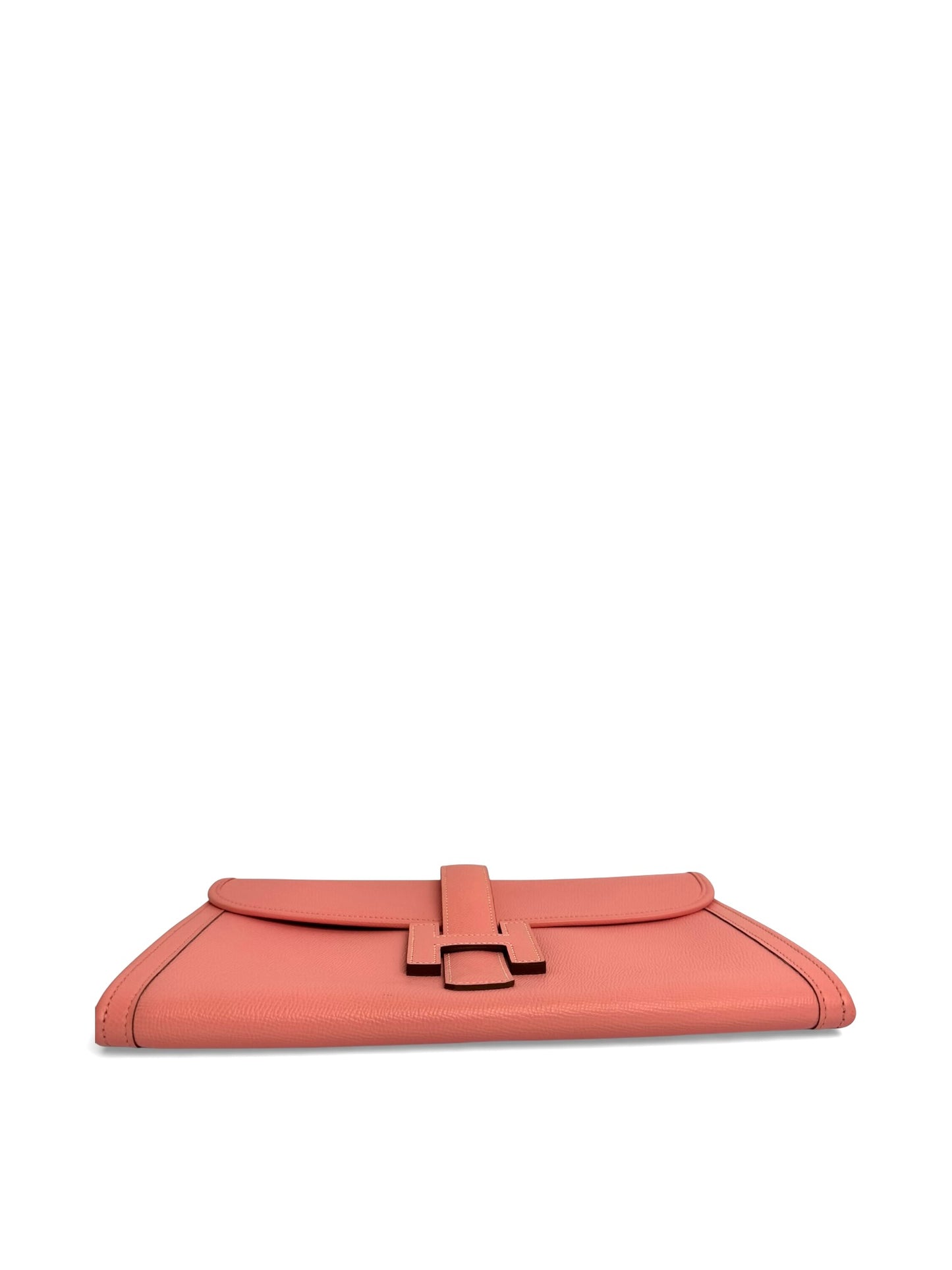 Hermes Pink Jige Clutch