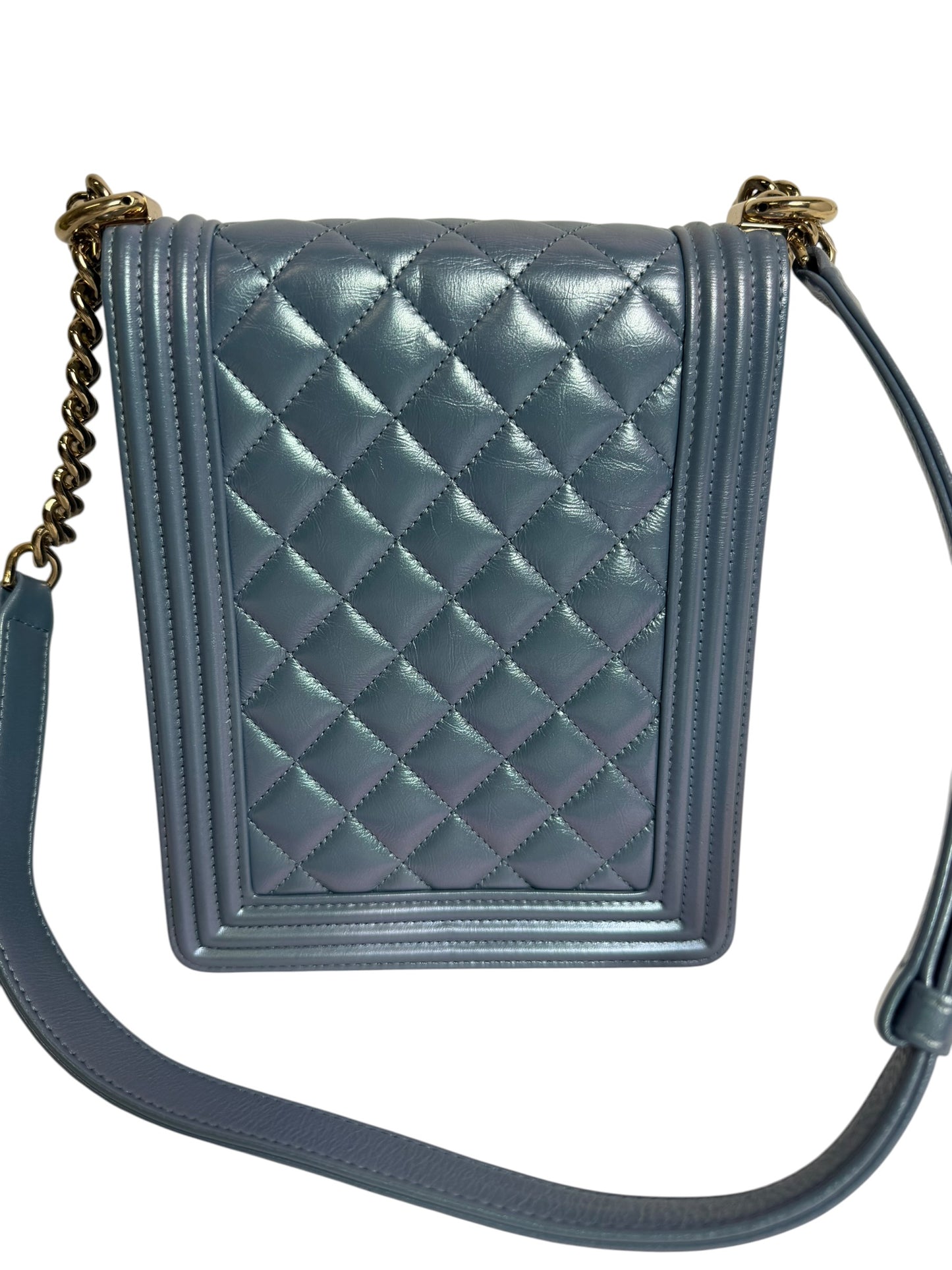 Chanel metallic NS boy