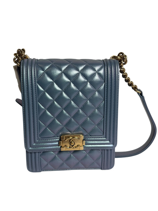 Chanel metallic NS boy
