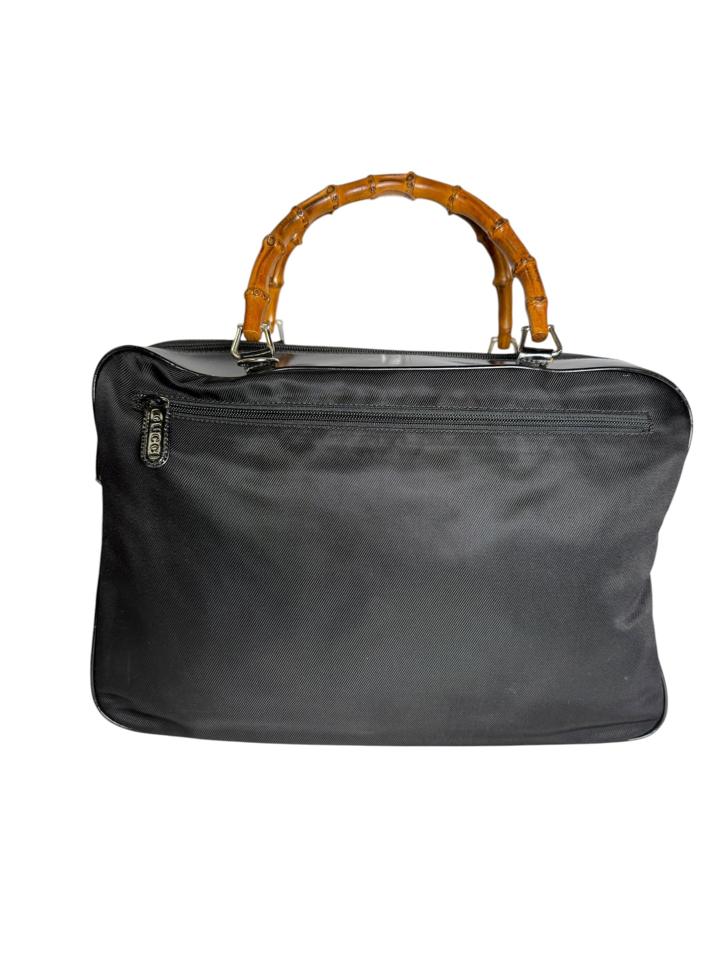 Gucci Bamboo Nylon Top Handle Bag T2151