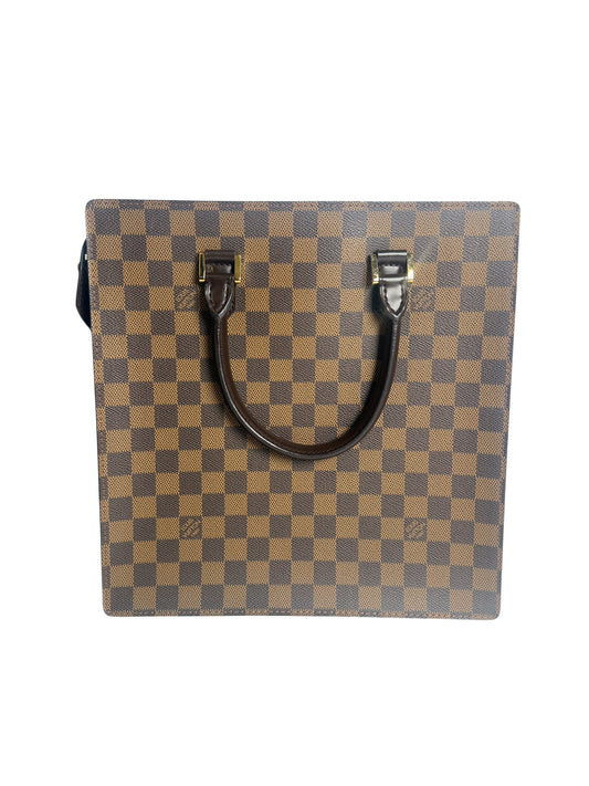 Louis Vuitton Damier Ebene Venice Sac Plat Tote Bag T6320