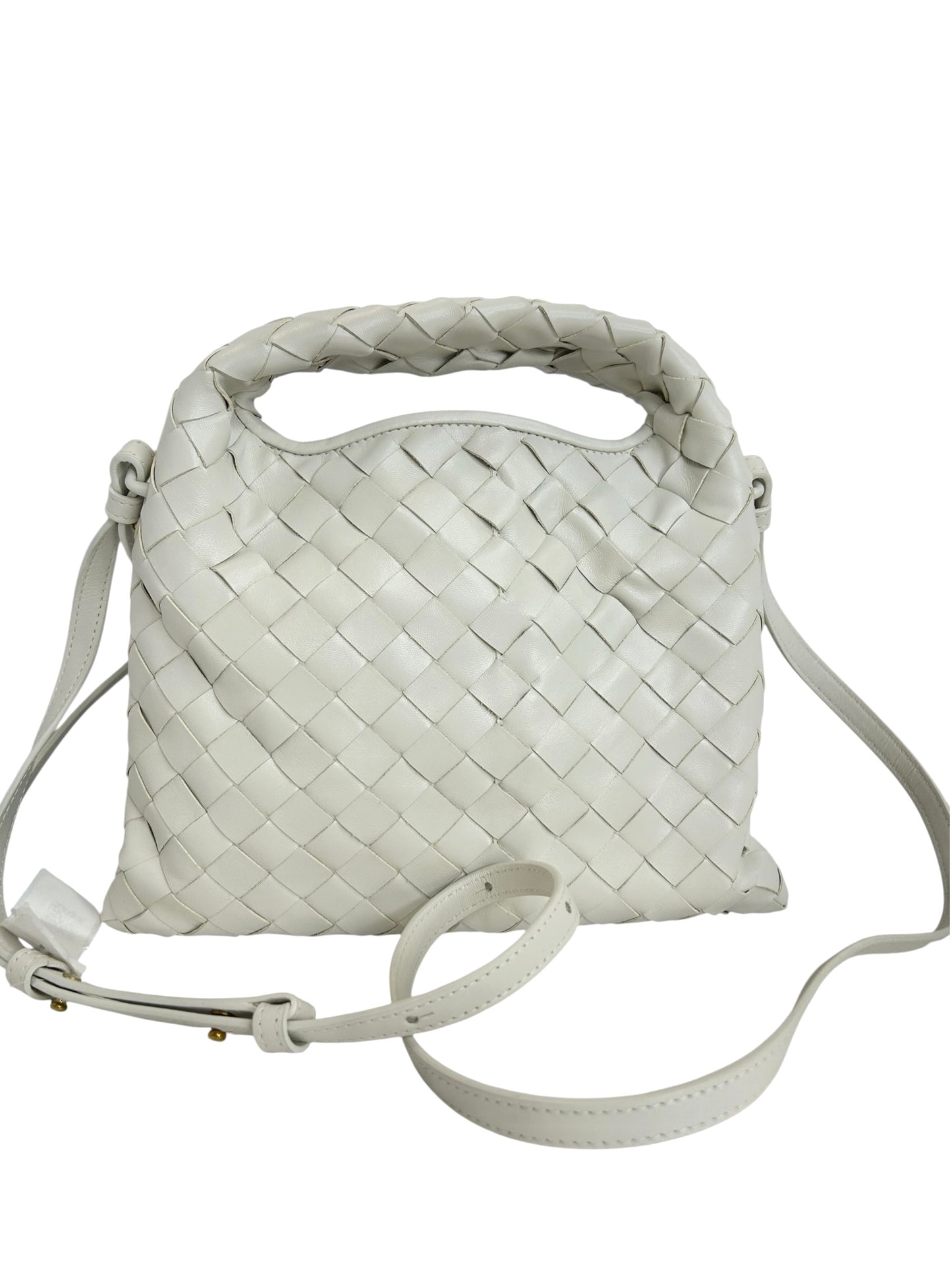 Bottega Veneta White Mini Hop Crossbody T6081