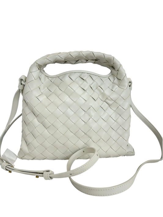 Bottega Veneta White Mini Hop Crossbody T6081