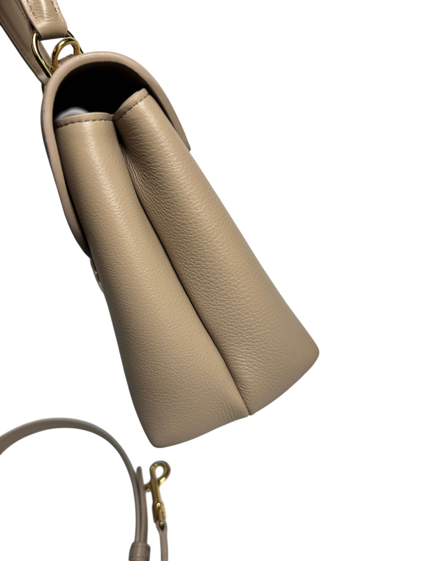 Celine Top Handle Nude GHW