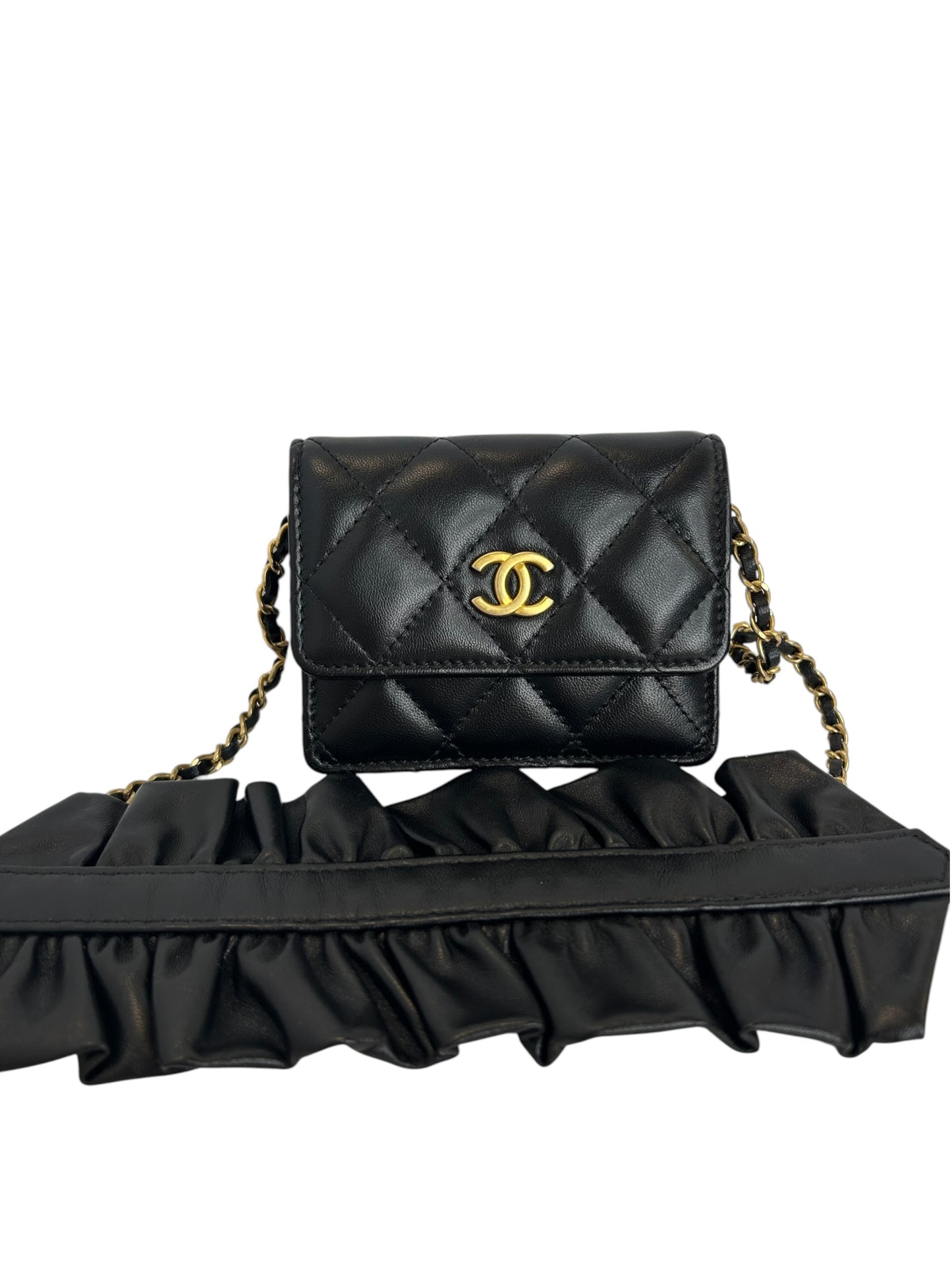Chanel Romance Black Micro WOC T7585