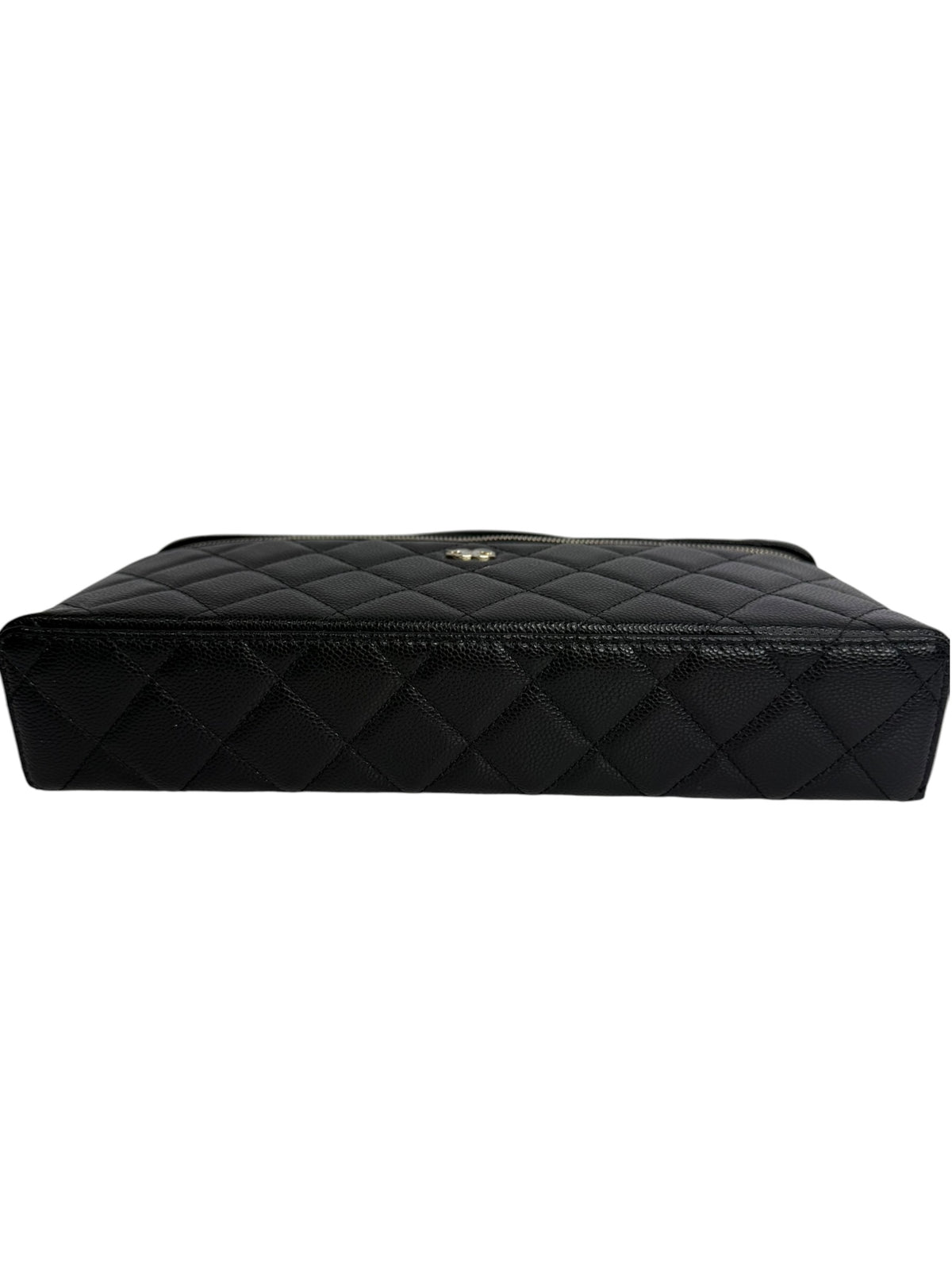 Chanel Black Caviar Long Slim Vanity T9111