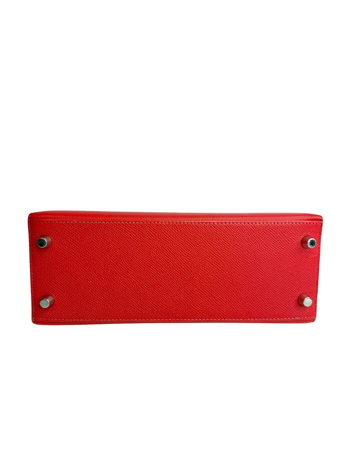 Hermes Epsom Kelly Sellier 25 Red Palladium Hardware T9094