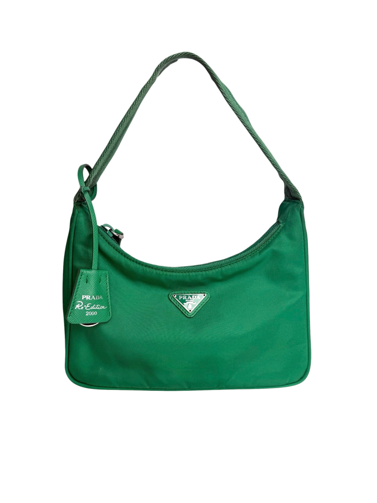 Prada Re-Edition Green Nylon Shoulder T9436