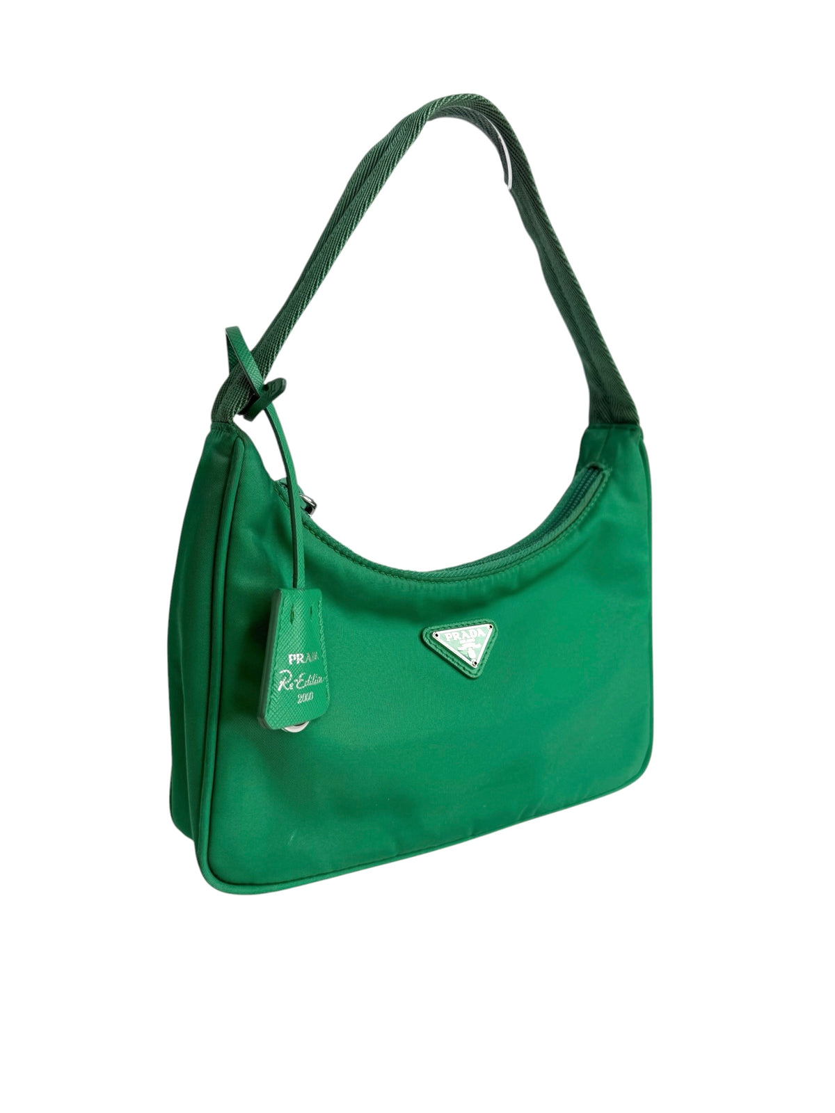 Prada Re-Edition Green Nylon Shoulder T9436