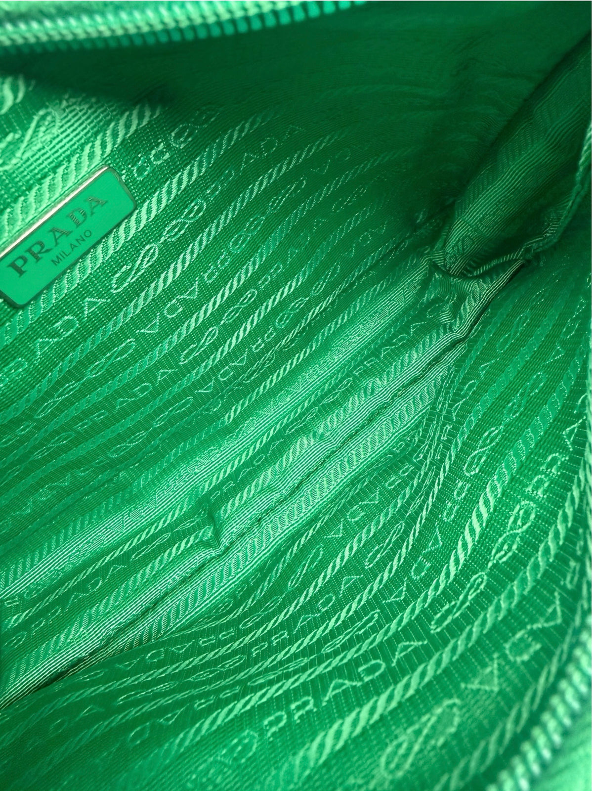 Prada Re-Edition Green Nylon Shoulder T9436