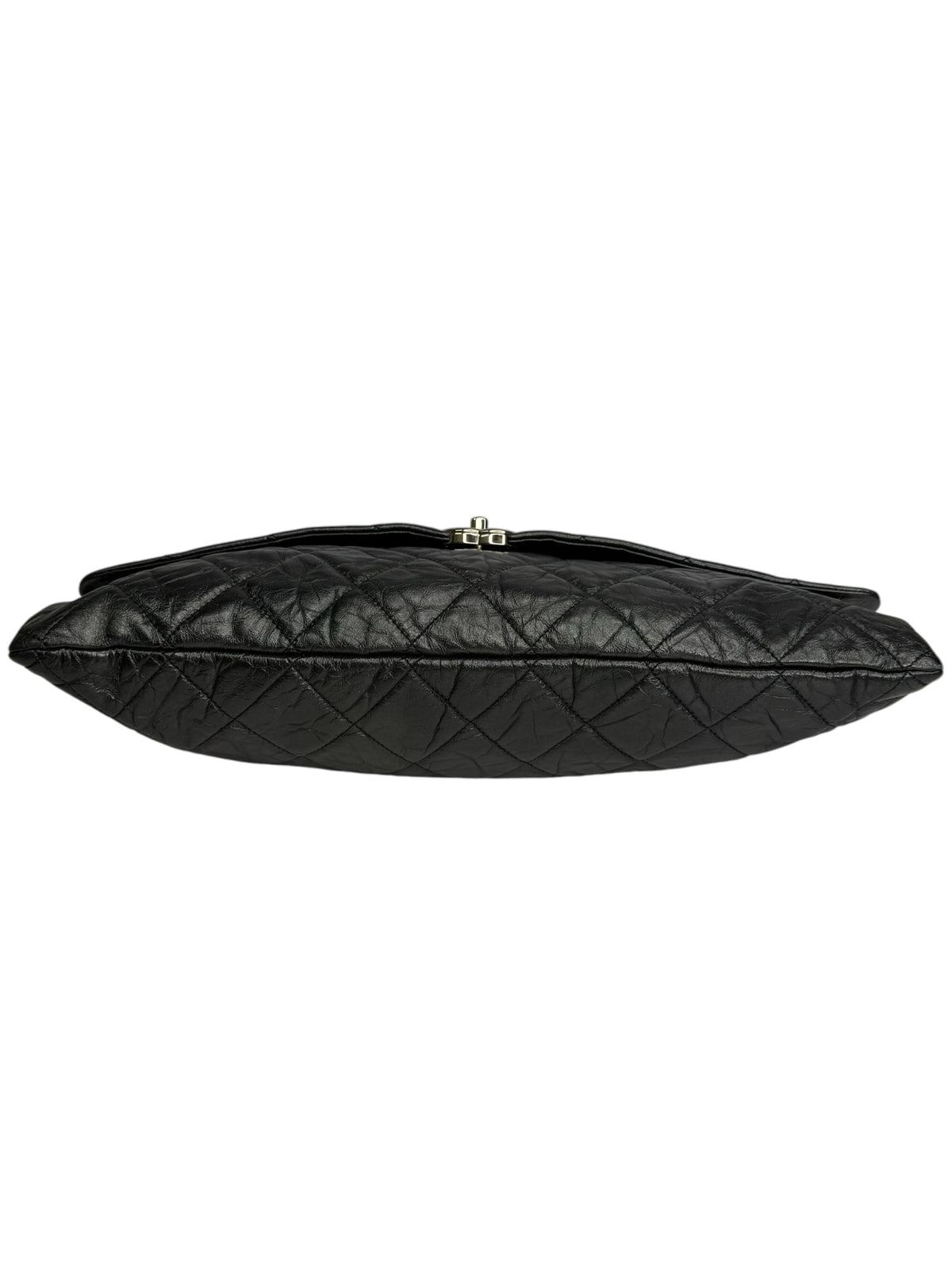 Chanel Black Glazed Calfskin Big Bang Flap SHW T9387