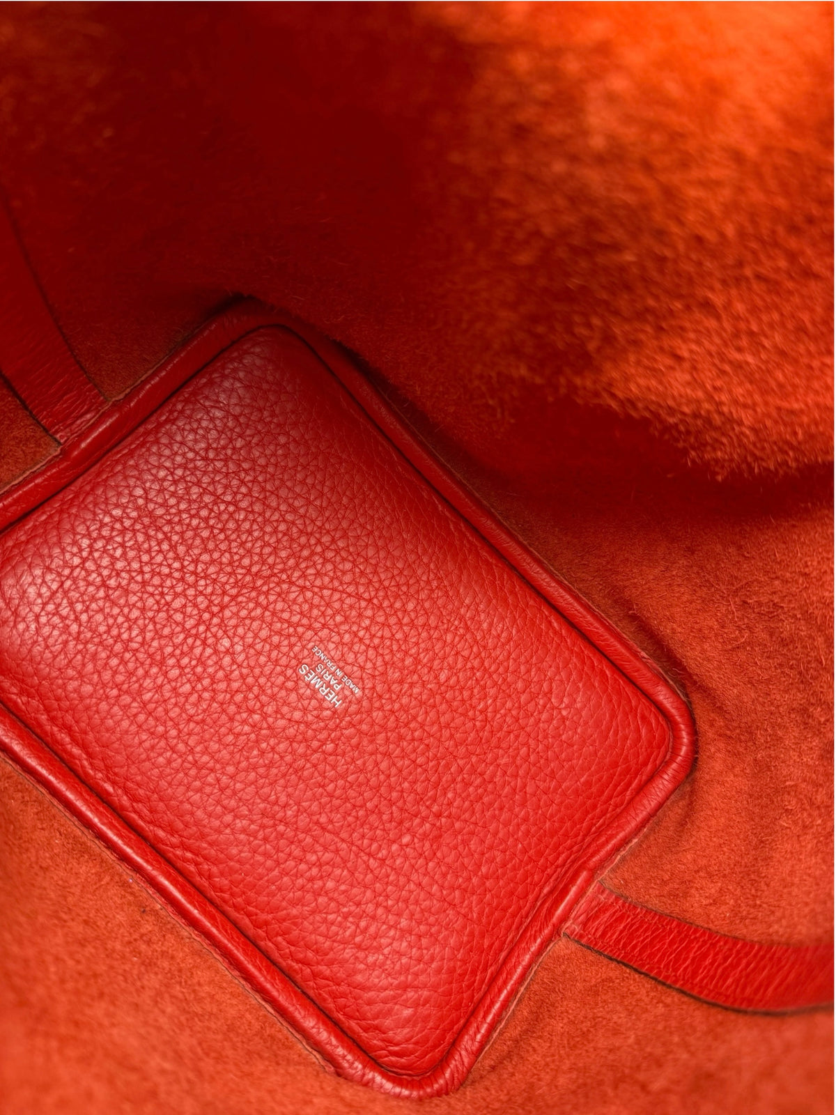 Hermes Picotin 18 Red Clemence Palladium Hardware T9437