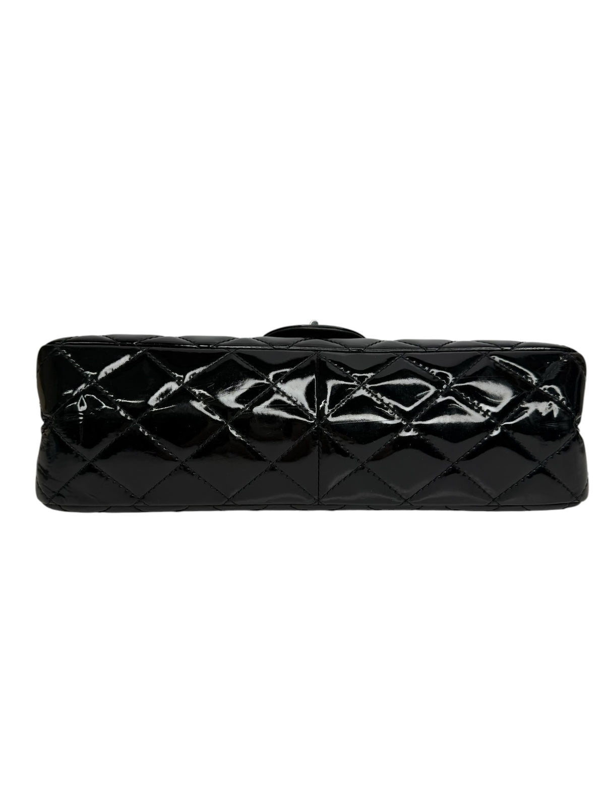 Chanel Black Patent Jumbo Reissue Flap T9433