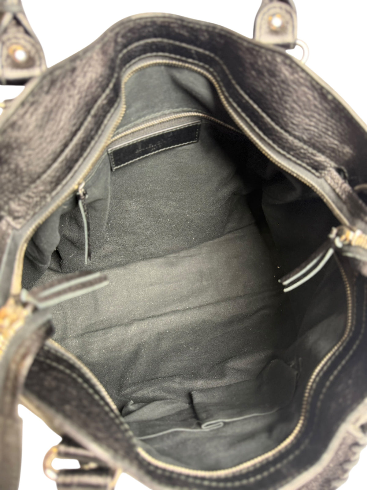 Balenciaga Black Metallic Edge Silver Velo T7261