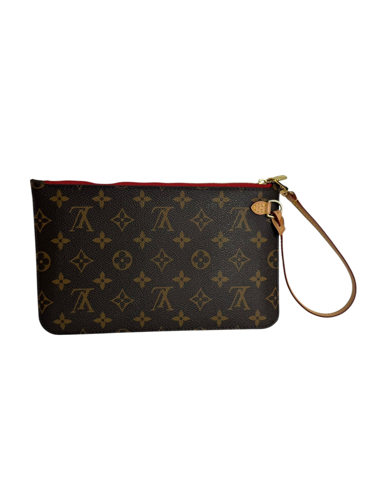 Louis Vuitton Monogram Brown Wristlet T1040