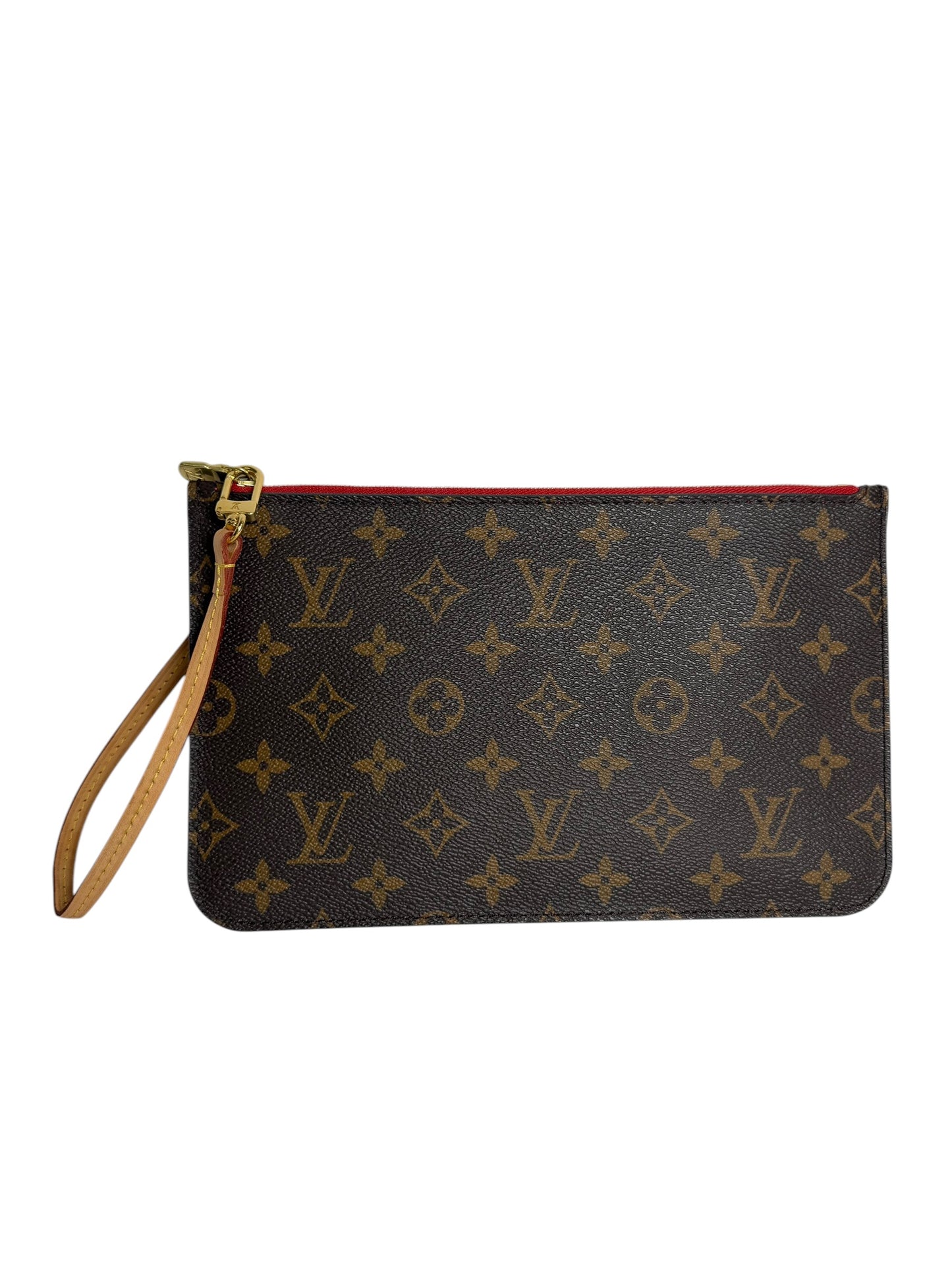 Louis Vuitton Monogram Brown Wristlet T1040