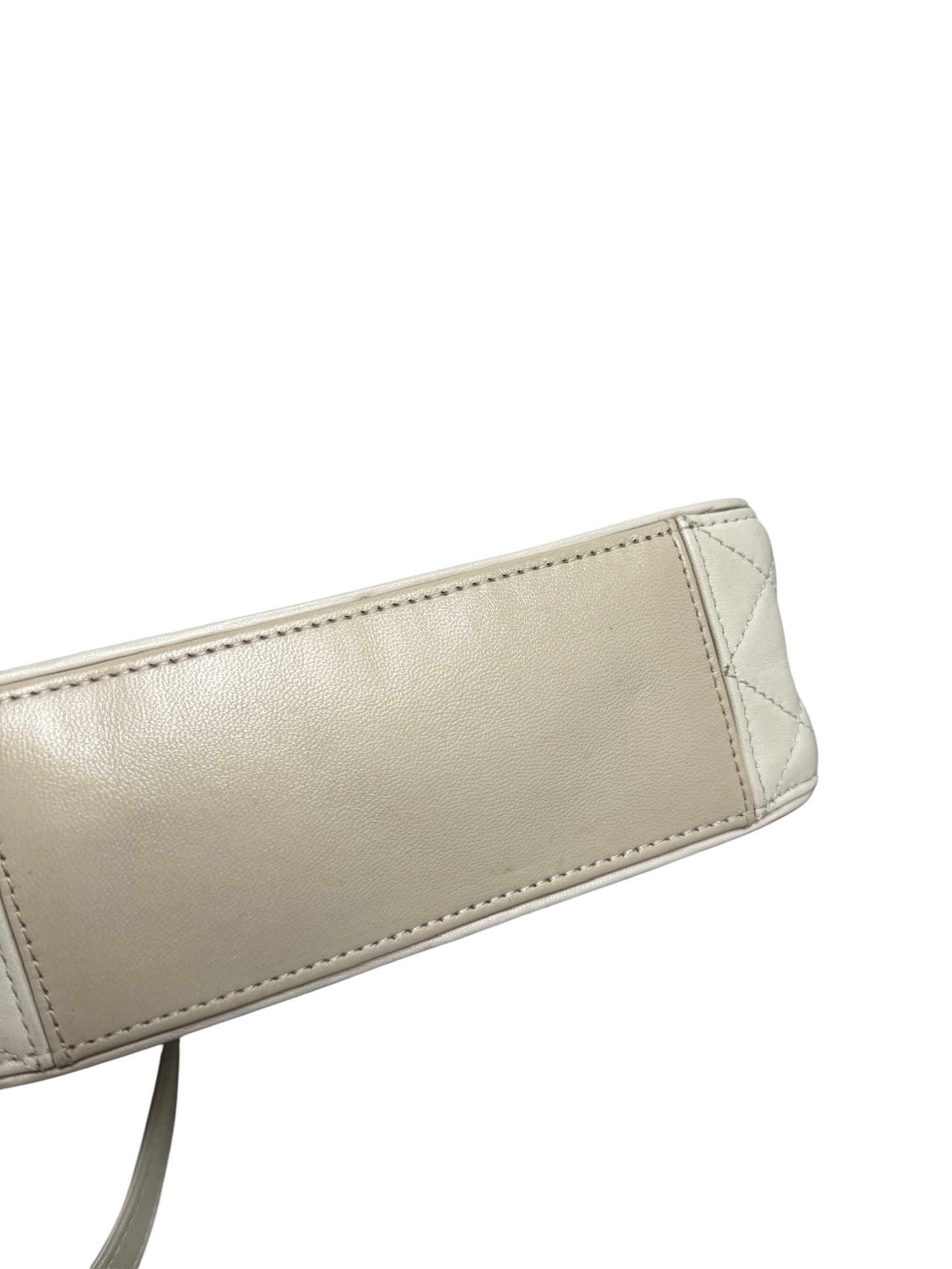Chanel Cream White Camera Bag Crossbody GHW