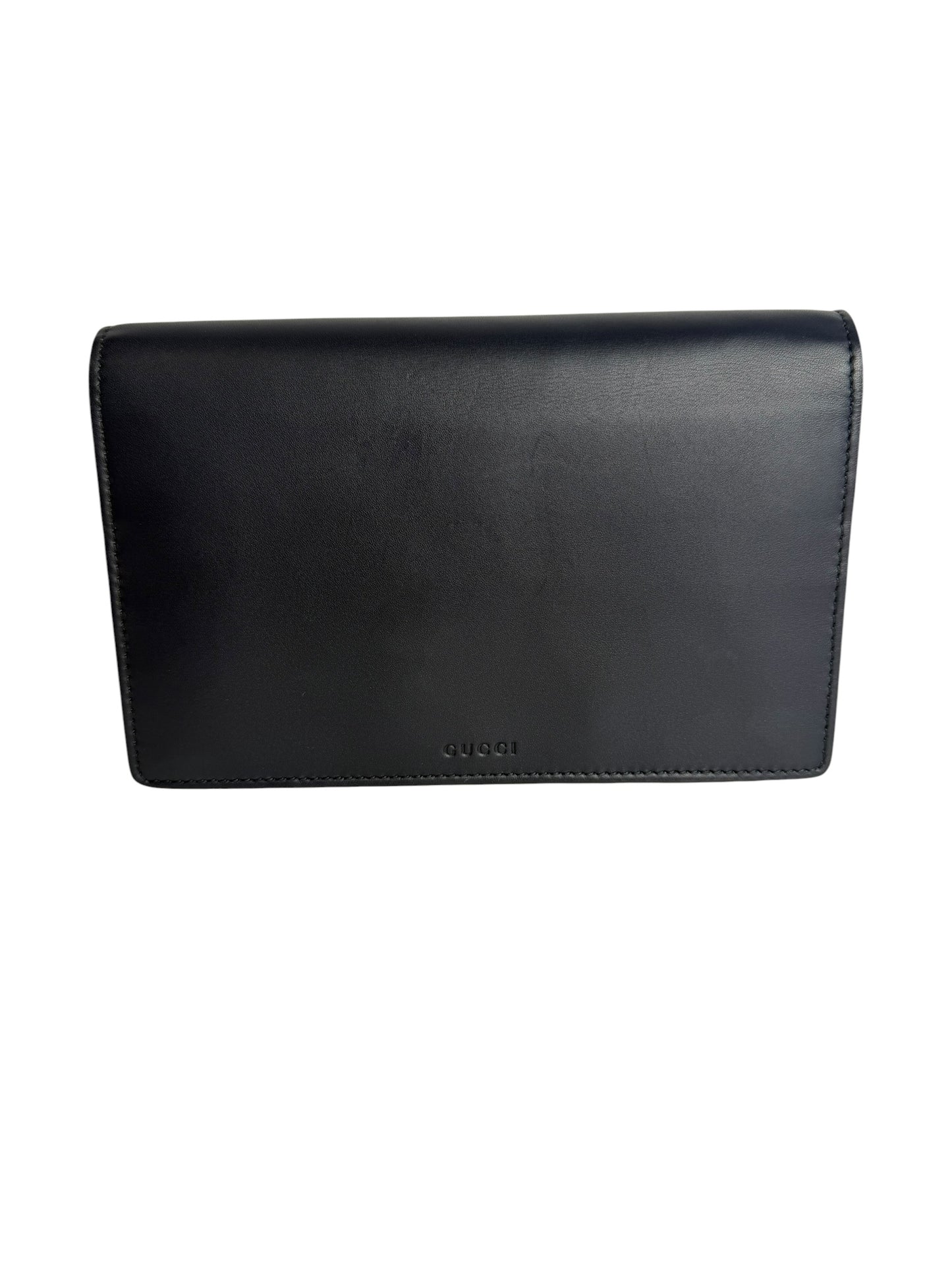 Gucci Tricolor Tiger Stud Wallet On Chain T6093