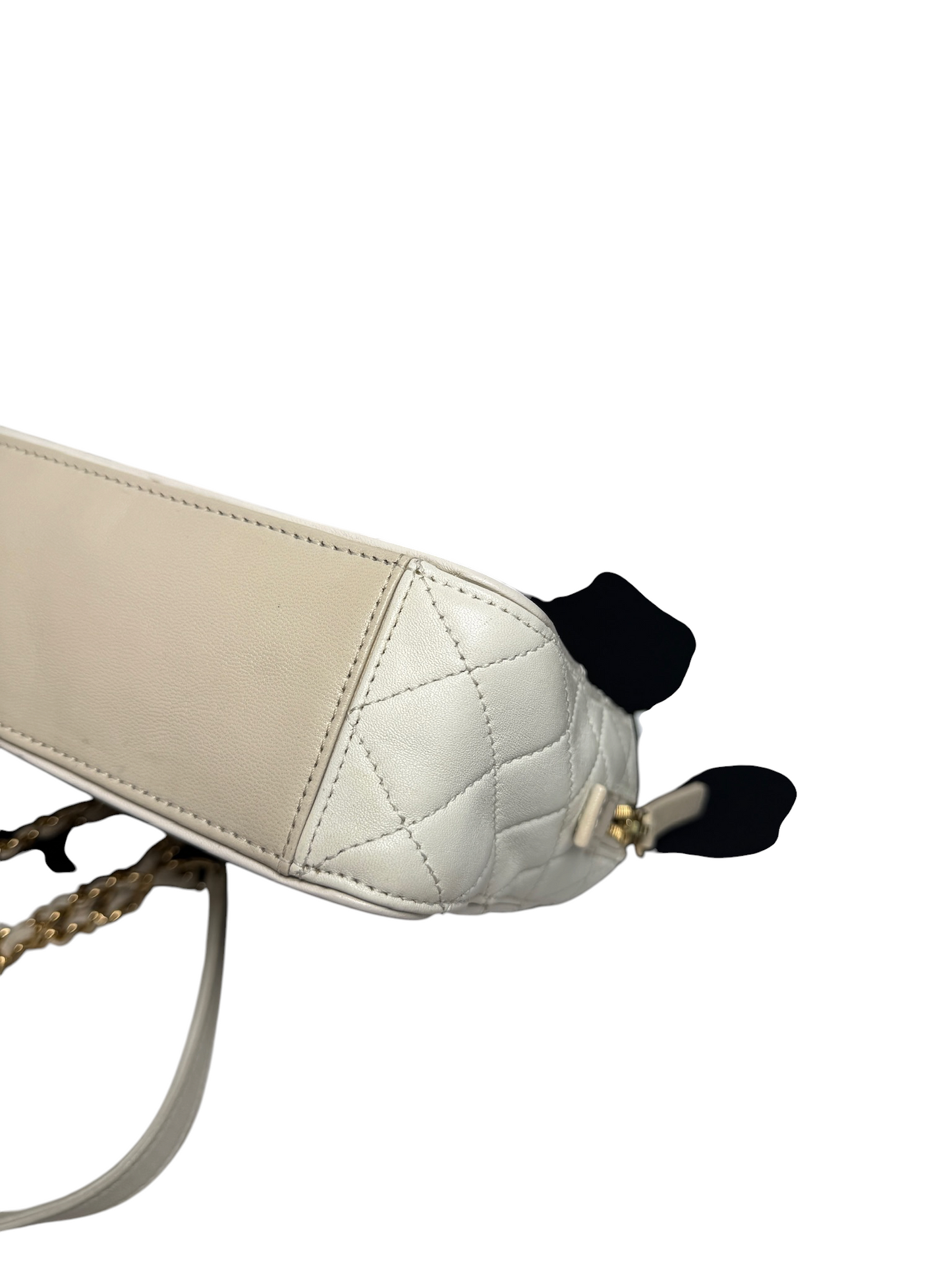 Chanel Cream White Camera Bag Crossbody GHW