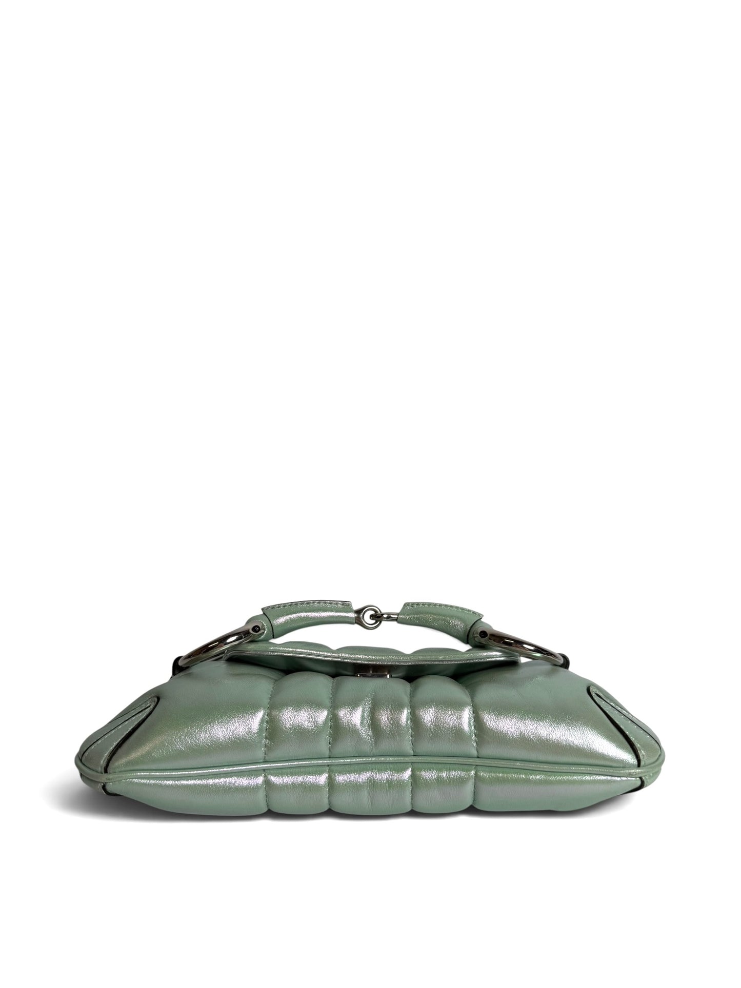 Gucci Metallic Blue Shoulder