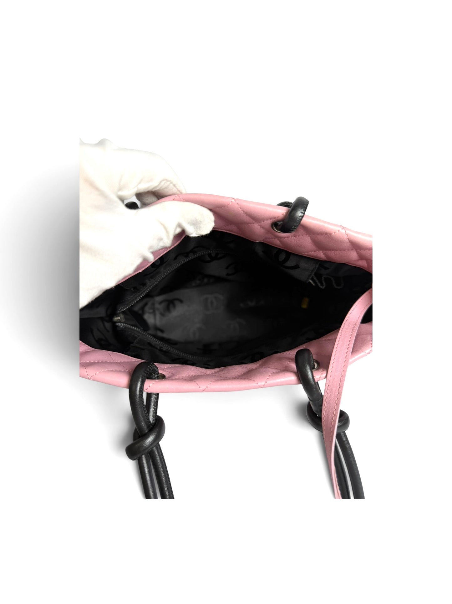 Chanel Pink Cambon Tote