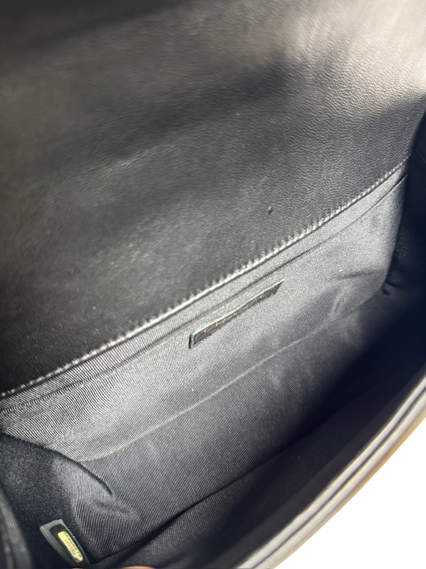 Chanel Black Lambskin Medium Boy Bag GHW